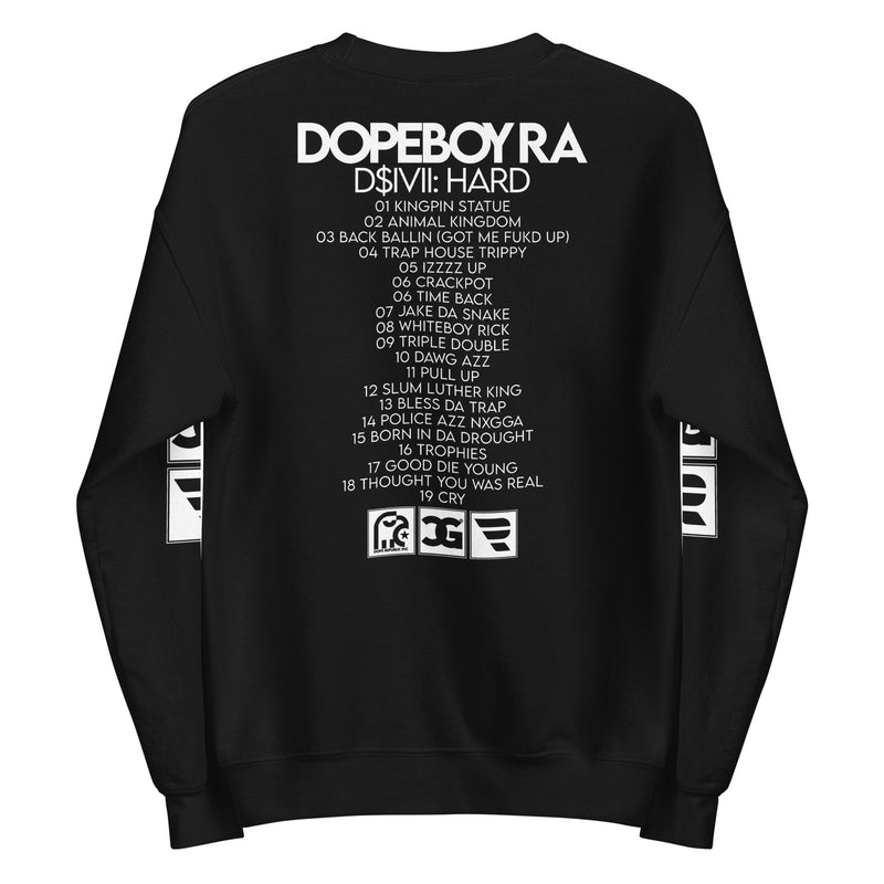 Dopeboy Ra - DSIVII: Hard Black Sweatshirt