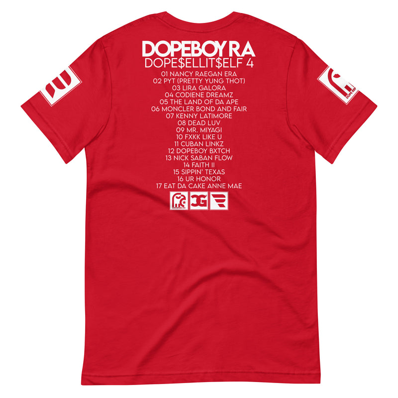 Dopeboy Ra - Dope$ellIt$elf 4 Red Shirt