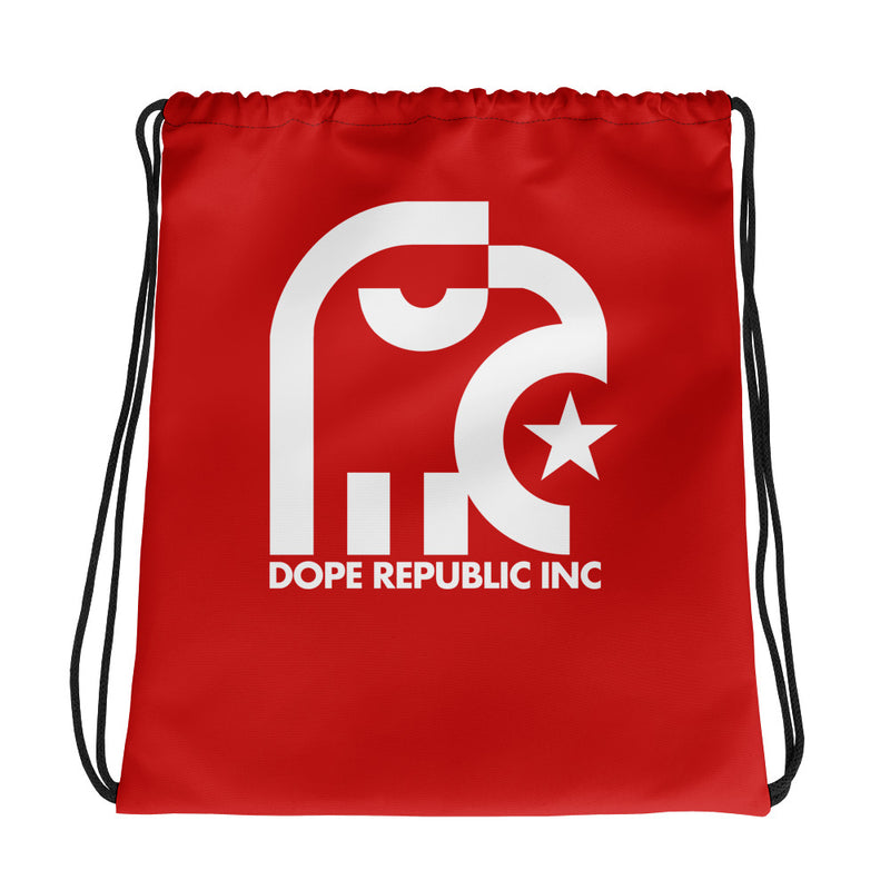 Dope Republic Drawstring Red bag