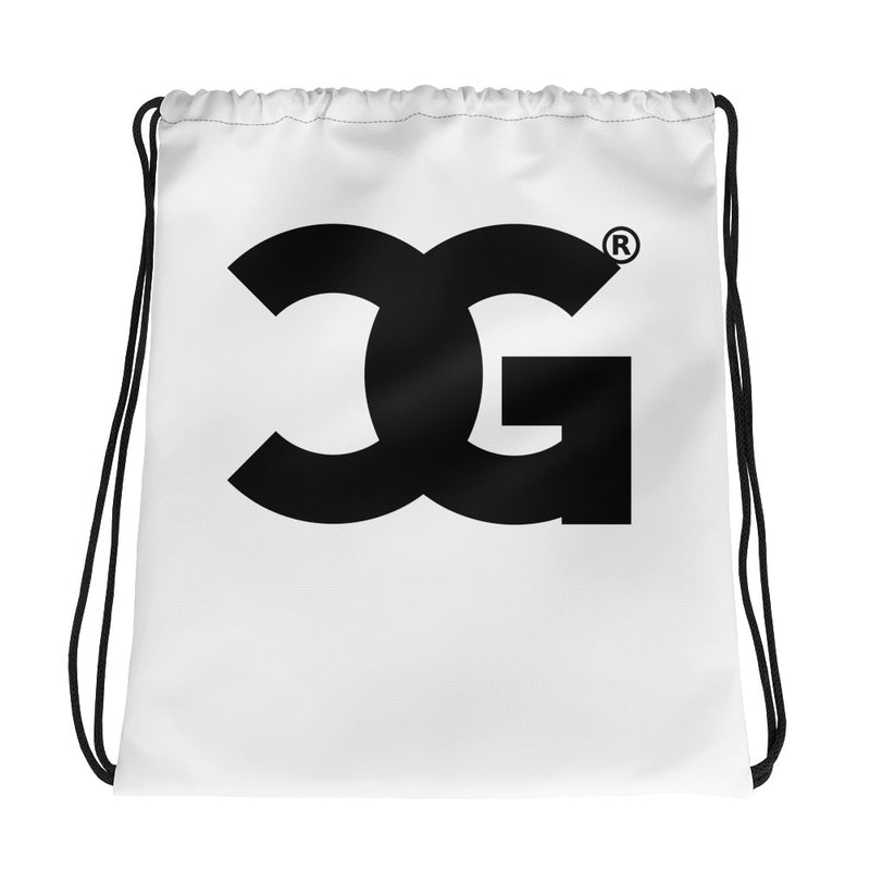 Cxcaine Gvng Drawstring White bag