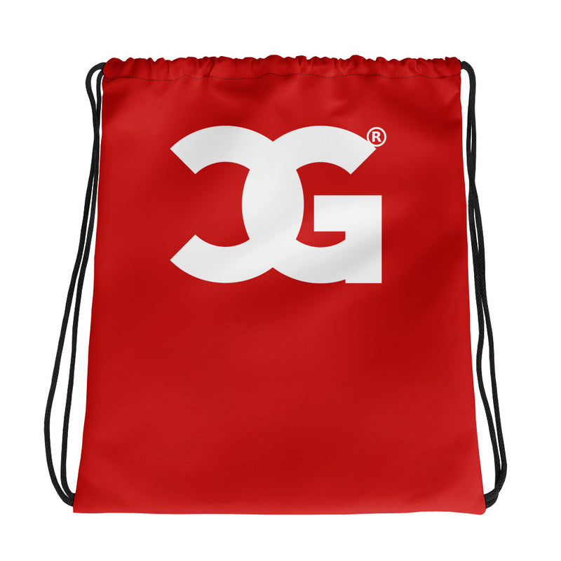 Cxcaine Gvng Drawstring Red bag