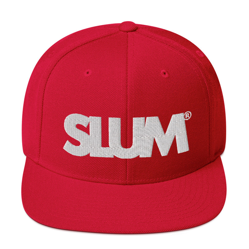 Slum Red Snapback Hat