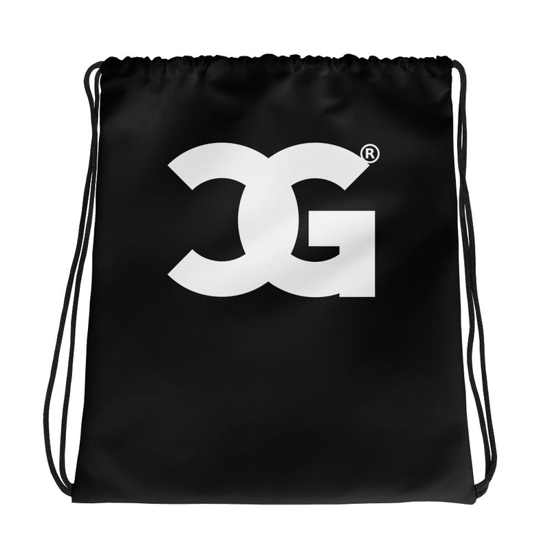 Cxcaine Gvng Drawstring Black bag